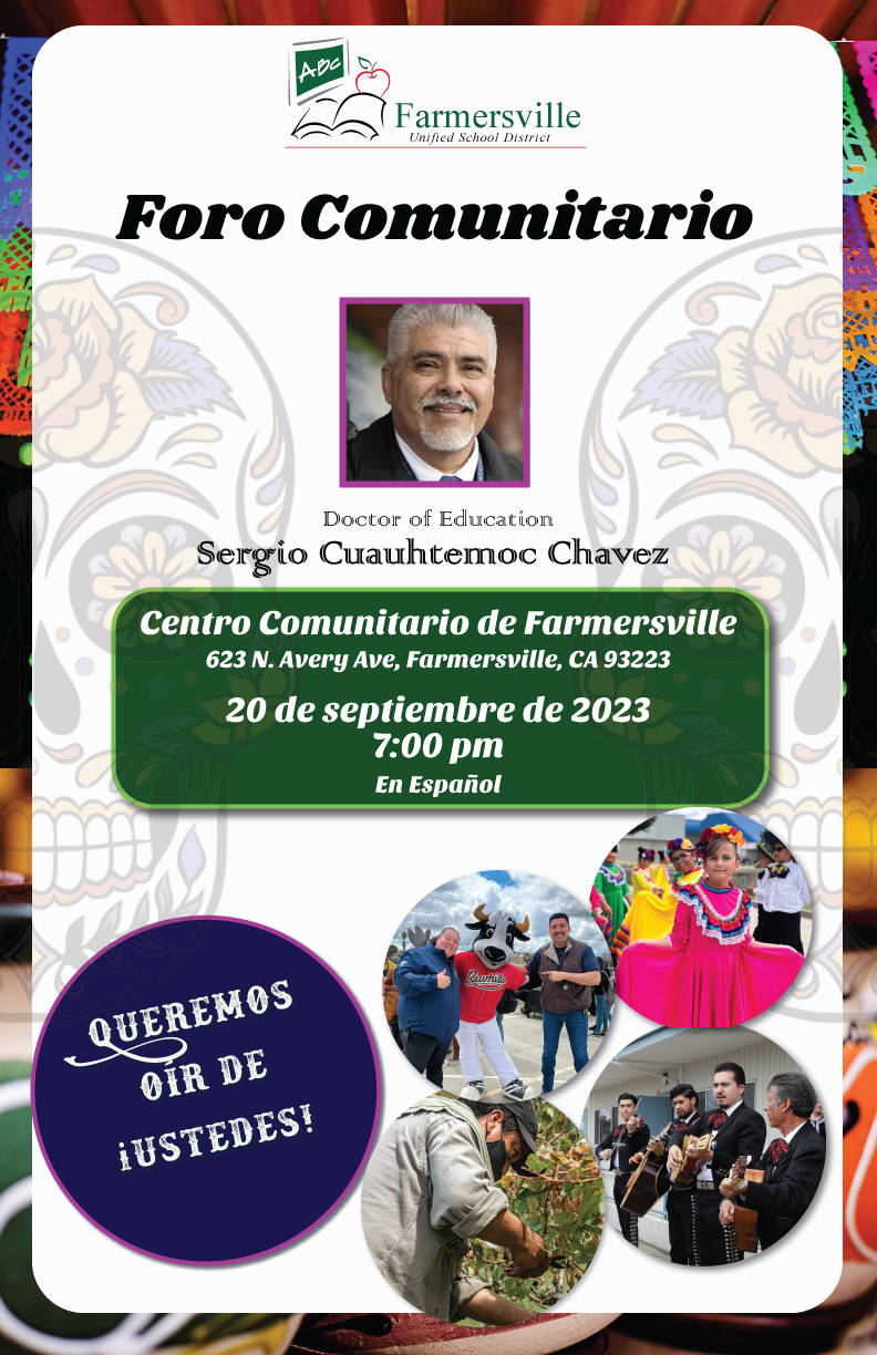 Spanish Community Forum - Farmersville Boys & Girls Club - 7:00pm
