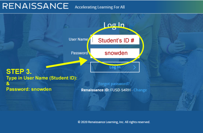 Step 3. Log in  